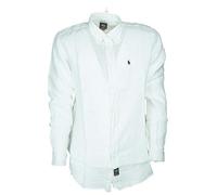 TIPO'S Camicia Uomo Manica Lunga Taglie Forti Puro Lino