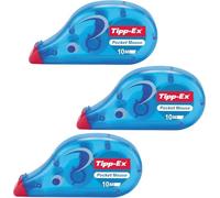 Tipp-Ex 3 x Correttore Tape Pocket Mouse 10 m