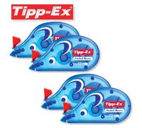 Nastro correttore per mouse tascabile Tipp-Ex 4.20 mm x 10 m - Resistente - Scrittura istantanea - Cappuccio protettivo