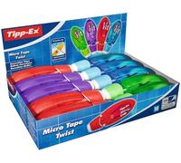 Tipp-Ex Correttore a Nastro, Micro Tape Twist, Fornitura Cancelleria Scuola e Ufficio, Bianchetto a Nastro, Confezione da 10 Unità