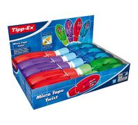 Tipp-Ex Micro Tape Twist Correction Tapes - Assorted Body Colours, Box of 10 Box