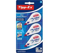 Tipp-Ex - Mini nastro a correzione lunga, extra resistente agli strappi, confezione da 3, facile da usare, alta qualità, 6 metri