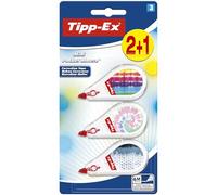 Tipp-Ex Mini Pocket Mouse, Correttore a Nastro, Fornitura Cancelleria Scuola e Ufficio, Confezione da 3 Unità