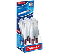 Tipp-Ex Correttore a penna Shake'n Squeeze - Punta metallo, asciugatura rapida, 8 ml (Espositore 10)