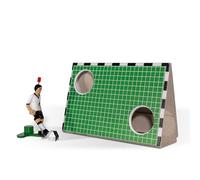 TIPP-KICK Gioco Goal Wall - Set Pronto per Giocare con Porta da Allenamento e un Giocatore Che Indossa la Divisa della Germania I Il Gioco TIPP-KICK per passare il tempo, Adatto a Qualsiasi Tavolo