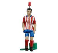 TIPP-KICK Top-Kicker At. Madrid I Giocatore Originale per Grandi e Piccini I Divertiti con questo personaggio di calcio in qualsiasi gioco Maglia Rossa/Bianca