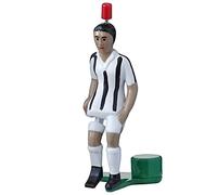 TIPP-KICK Top-Kicker Torino I Giocatore Originale per Grandi e Piccini I Divertiti con Questo Personaggio di Calcio in Qualsiasi Gioco Maglia Nera/Bianca