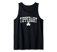 Tipperary Irlanda St Patricks Day Retro Distressed Shamrock Canotta