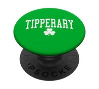 Tipperary Irlanda St Patricks Day Retro Distressed Shamrock PopSockets PopGrip Adesivo