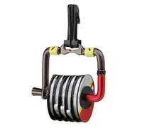 Tippet - Porta tippet - Organizer per leader di precisione, barra a bobina in alluminio | Base antiscivolo per pescatori e pescatori, porta tippet a linea di volo per acqua dolce salata pesca basso
