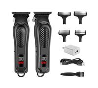 Tips for Clips Tagliacapelli professionale per uomo, tagliacapelli ricaricabile senza fili per barba, collo, basette, Sharp a 2 velocità