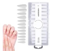 Tips per unghie acriliche, Tips per unghie in acrilico | Top per unghie acrilici sottili da 240 pezzi - Punte per unghie francesi, punte per unghie a mezza copertura, set di estensioni per unghie faci