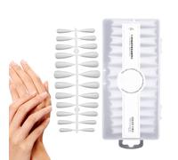 Tips per unghie acriliche, Tips per unghie in acrilico, Top per unghie acrilici sottili da 240 pezzi, Set di extension per unghie facili da 12 misure, punte per unghie french, punte per unghie a mezza