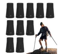 Tips Walking Sticks, Pole Feet Pad Protection, 0,43 pollici, 10 pezzi, assorbimento degli urti, trekking, per mountain bike, per uomo, donna, assorbimento degli urti