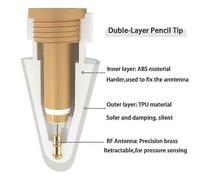 (Tips4Black) For Apple Pencil 1st 2nd Gen Soft Tip Stylus Nibs Replacement Pack for Digital Drawing Writing