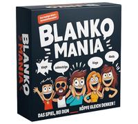 TIPSI Blankomania - Chi pensa come te? | Il divertente gioco per adulti, amici, familiari e persone con umorismo nero | gioco da tavolo, gioco di carte, gioco di comunità, gioco di feste, blu scuro,