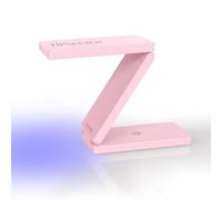 Tipsketch Lampada UV LED Unghie - 18W Alta Potenza, Asciugatura Rapida, Dual Timing, Connessione Type-C, Ideale per Manicure Professionale e Casalinga (rosa)