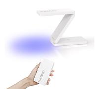 Tipsketch Lampada UV LED Unghie - 18W Alta Potenza, Asciugatura Rapida, Dual Timing, Connessione Type-C, Ideale per Manicure Professionale e Casalinga (bianco)