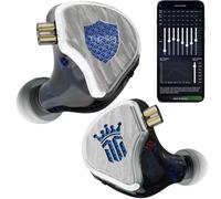 TipsyAuthen Tipsy TG4 Gaming IEM con microfono, auricolari da gioco ibridi a 4 driver, app EQ personalizzata e controllo web, doppia modalità di gioco, audio DSP HiFi con adattatore USB-C e USB-A per