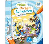 tiptoi® CREATE Malen Stickern Aufnehmen: Superhelden