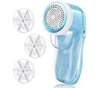 Tiptop Home Rasoir Anti Bouloche,Rasoir Anti-Bouloche USB Rechargeable avec 3 Lame Rechange,Rasoir à Peluches Portable,Brosse à Peluches,Fuzz Débobbler pour Vêtements,Couverture,Pull,Canapé,Fibre