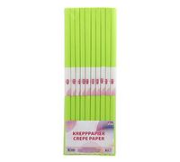 TIPTOP OFFICE TTS - Carta crespa, 200 x 50 cm, 10 rotoli, colore: Verde chiaro