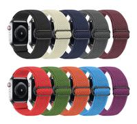Tiptops 10 PAcK Elastic Watch Band compatible with Apple Watch Band 38