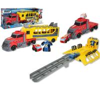 TIR Robot Trasformabile con Auto e Pista - Camion Giocattolo Bambini