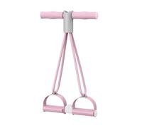 Tira-caviglia a pedale, fasce per esercizi, dispositivo ausiliario a 4 tubi, corda di tensione per vita, gamba, braccio, addome, dimagrante, fitness, allenamento, allenamento, palestra, stretching