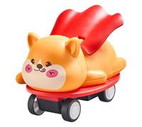 Tira indietro la macchina giocattolo, finisci giocattoli per bambini,Cartoon Scooter Pull Back Toddler Car - Giochi di sviluppo per Capodanno cinese, San, Boy Girls