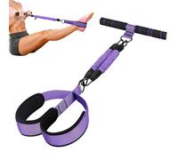 Tira Pedale Fascia Elastica | Trainer a corda elastica da gambe,Pedana Manuale per Allenamento a Tensione con Maniglia | per Stretching, Yoga, Fitness e Palestra Domestica