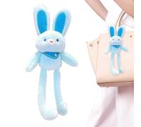 Tira su un peluche di coniglio, portachiavi peluche di coniglio pull-up 11