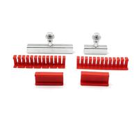 Tirabolli Per Carrozzeria, Levabolli Carrozzeria 6 pezzi adesivi colla rossa linguette kit di strumenti for la rimozione riparazione ammaccature senza vernice auto del corpo tirando le estrattore