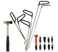 Tirabolli Per Carrozzeria, Levabolli Carrozzeria Auto Asta Gancio Strumento di Riparazione Ammaccatura Senza Vernice Kit di Riparazione Ammaccatura Auto Grandine Martello Kit di Rimozione Ammaccature