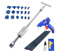 Tirabolli Per Carrozzeria, Levabolli Carrozzeria Kit di strumenti for la riparazione di ammaccature auto Scivolo Reverse Martello Ventosa Lamiera Auto Body Paintless Dent Removal Puller Set Kit di str