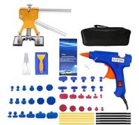 Tirabolli Per Carrozzeria, Levabolli Carrozzeria Kit for la rimozione di ammaccature corpo senza vernice automatica Strumenti riparazione automobilistiche strumenti Ventosa(Kit 4-58Pcs(2 Plug))