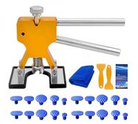 Tirabolli Per Carrozzeria, Levabolli Carrozzeria Strumenti professionali Uso apto para la riparazione di ammaccature senza vernice Kit di riparazione ammaccature Kit di rimozione ammaccature Estrattor