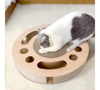 Tiragraffi 2 in 1 per gatti dal design elegante, superficie in sisal e base stabile, ideale per affilare unghie e giocare.