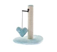 Tiragraffi a colonna con base a forma di cuore in morbido peluche per gatti Ferr