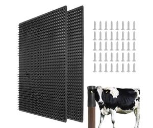 Tiragraffi a forma di capra, giocattolo per alleviare il prurito, 2 pezzi, per animali da fattoria, per bestiame, pecore, , cane, bestiame, giochi, fienile, fattoria, pascolo, capanno