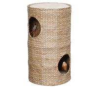 Tiragraffi a torre Karlie Caverna in giacinto d'acqua - Ø 40 x H 70 cm