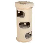 Tiragraffi a torre Natural Paradise Primrose - Mis. L, H 88 x Ø 39 cm - crema