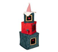 Tiragraffi a torre TIAKI regalo di Natale - verde / rosso