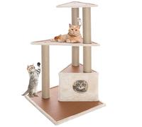 Tiragraffi Albero Rifugio Graffiatoio 1 Cuccia Coperta Casa Animali Gatti