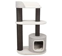 Trixie Albero tiragraffi per Gatti particolarmente Grandi XXL Cara, 128 cm, Bianco/Grigio - 4444