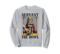 Tiragraffi con Scritta Servant The Bowl, Divertente Gatto Felpa