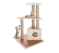 Tiragraffi Gioco Gatti Albero Rifugio Graffiatoio 1 Cuccia Coperta Casa Animali