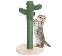 Tiragraffi Graffiatoio Forma Cactus Pianta per Gatti Animali Felini Verde