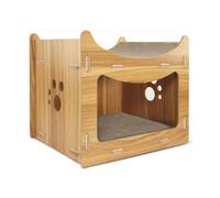 Tiragraffi in legno e cartone modello Pagoda con catnip per gatti Record