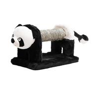 Tiragraffi in Sisal e peluche per gattini a forma di Panda, Materiale resistente per il divertimento del tuo gatto, misura 56 x 18 x 18 cm